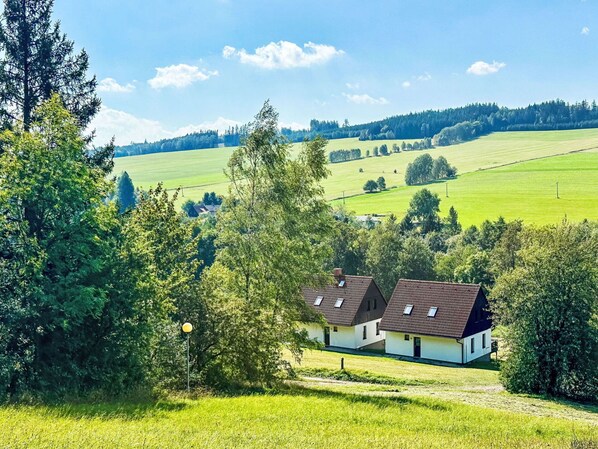 Cloud, Sky, Building, Plant, Window, Tree, House, Facade, Roof, Landscape