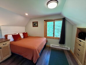 Queen sized bed