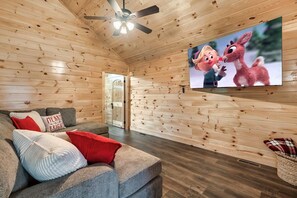 Theater Room with comfortable seating
