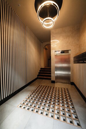 Interior entrance