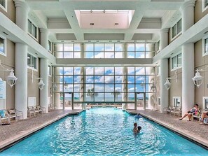 Majestic Sun's indoor heated pool is the best in the area. 
