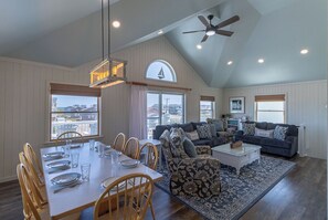 Top Level Living and Dining Area