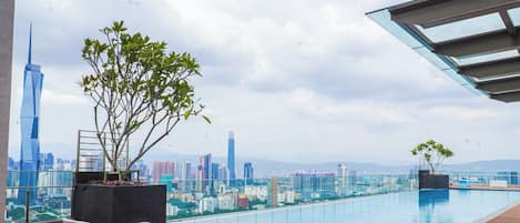 Rooftop pool