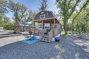 Cabin Exterior | Designated Parking (1 Vehicle) | Overflow Parking