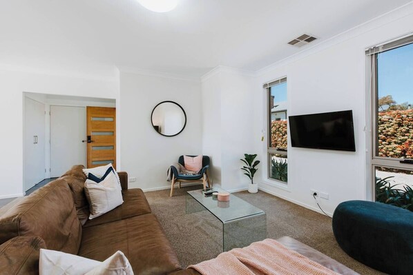 Cosy up with a book or switch on the TV and put on your favourite movie.