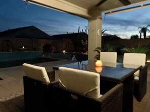 Covered patio