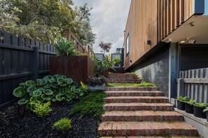 Beautiful garden entrance