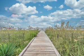 Boardwalk to beach
