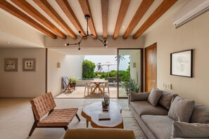 Seamlessly blending indoor and outdoor living, this open-concept lounge offers stunning ocean views and fresh sea breeze.