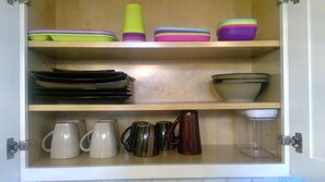 Extra kitchen dishes for adults and kids