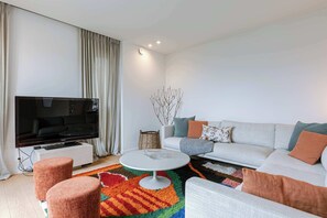 Bright and inviting living room for cozy moments with friends and family