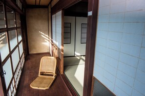 The 'Engawa' Sun Room, off of the downstairs Japanese-style Bedroom.