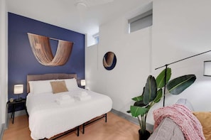 Rest and recharge in our cozy, inviting queen-sized bed!
