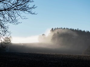 Blick von der Unterkunft