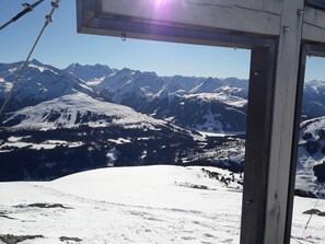 Blick von der Unterkunft