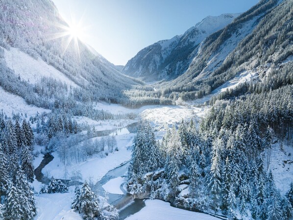 Vue depuis l’hébergement 
