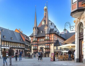 Blick von der Unterkunft