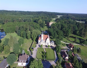 Uitzicht vanuit accommodatie