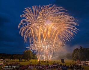 Udsigt fra overnatningsstedet
