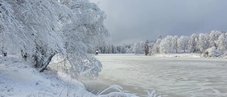 Blick von der Unterkunft