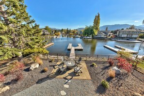 Park your boat all summer in the homes boat dock
