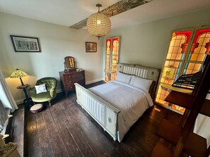Master bedroom with Antique furniture and features