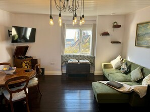 Lounge with sea views