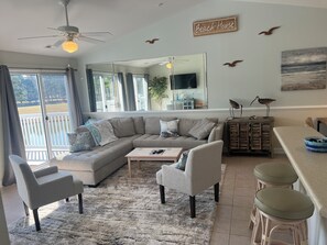 View from livingroom to outside