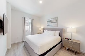 Rest easy in these plush, hotel-quality beds with soft duvets for ultimate comfort.
