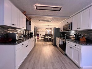 Beautiful touches including granite countertops and night light options
