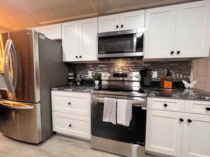 FULL size stainless steel appliances!