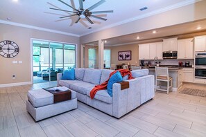 Living Area to Kitchen