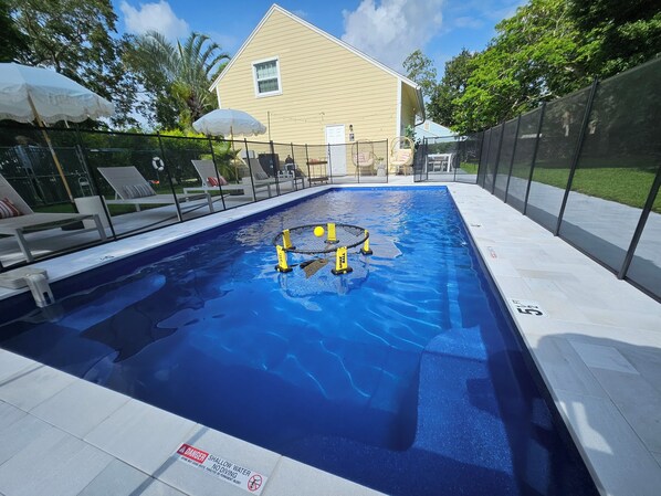 Pool + patio = the ultimate vacation combo