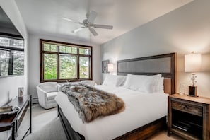 Indoors, Ceiling Fan, Home Decor, Bed, Furniture