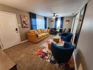 Family rm. view. 