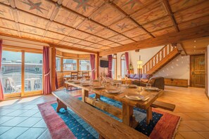 Living and dining room