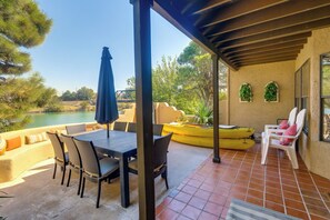 Townhome Exterior | Furnished Patio | Dining Area
