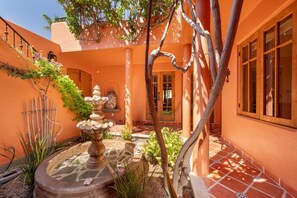 Courtyard and water feature