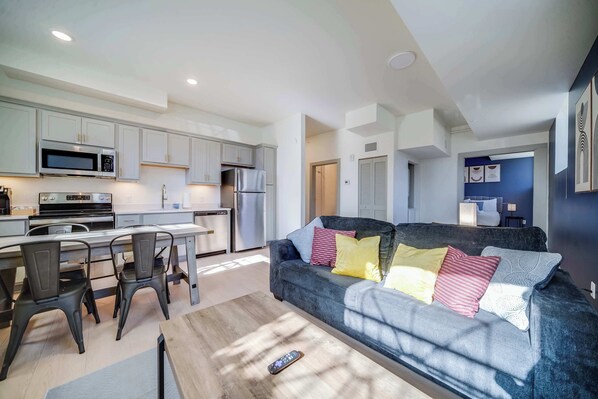 We have multiple suites at this property. While our room offerings are based on the design seen in the photos above, please note that the layout may vary and each of our units has their individualized elements of design and decorative features.