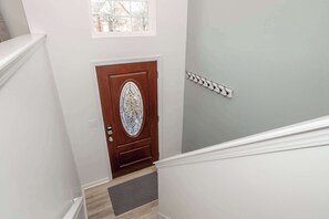 Step into this warm and welcoming entry space
