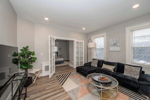 Kick back & relax on the comfy couch to enjoy a movie or a show