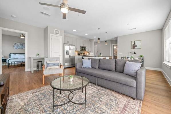 The home’s open layout and tasteful decor create a serene environment where you can truly relax and feel at home.