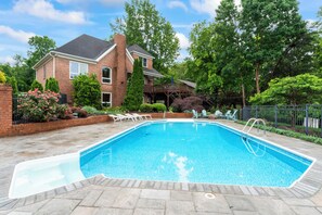 Make a splash or lounge the day away at your very own sparkling pool!