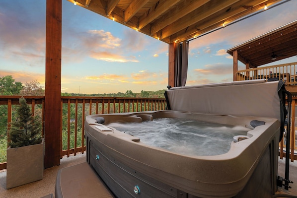 Bain à remous extérieur