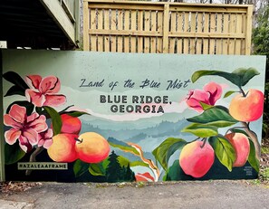 Our custom mural provides the perfect photo op during your stay!