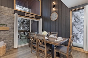 Dining Area with Balcony