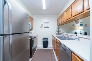Kitchen, complete with modern amenities