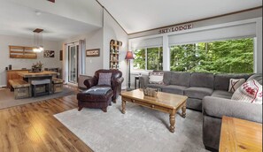 Open living and dining room has plenty of room for everyone to be together! 