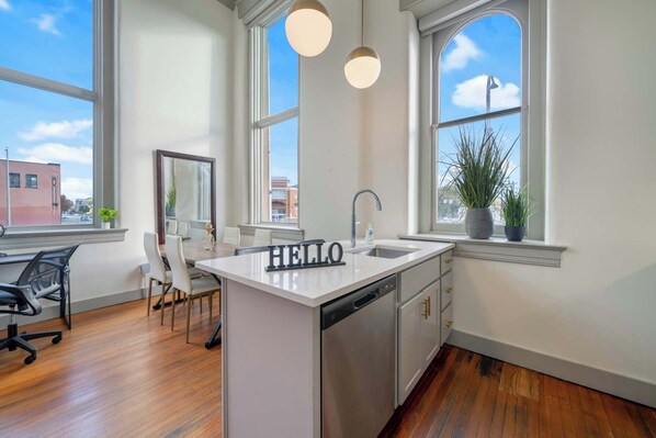 Where culinary magic meets shared moments: A seamless blend of kitchen and dining table for everyday living.