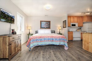 King Bed and Smart TV